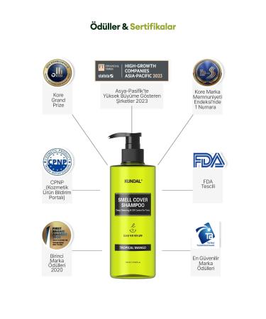 Kundal Sebum Balancing Care Shampoo for Young People KUNDAL Smell Cover Shampoo 400ml (Tropical Mango) - Buy Online on GoSupps.com