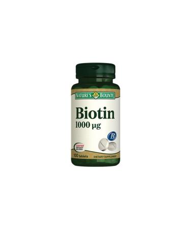 Natures Bounty Biotin 1000 Mcg 100 Tablets