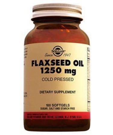 Solgar Sol-gar Flaxseed Oil 1250 mg 100 Softgels