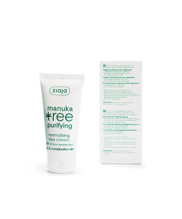 Ziaja Manuka Balancing and Moisturising Day Cream Spf 10 50ml - Buy Online on GoSupps.com