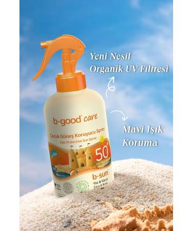 b-good care Baby & Child Sun Spray SPF 50+ for Face & Body 150 ml - Buy Online on GoSupps.com