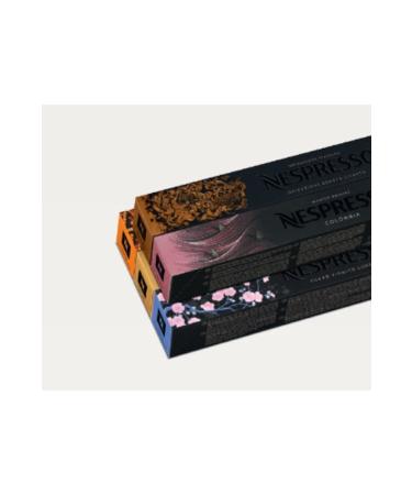 Nespresso Balanced Coffee Flavours Collection (100 Capsules) (vienna -tokyo-colombia-genova-volluto)