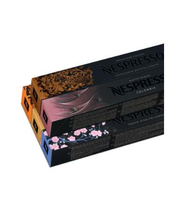Nespresso Balanced Coffee Flavours Collection X 10 Boxes (100 CAPSULES)