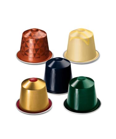 Nespresso Vanilla Eclair- Capriccio- Palermo Kazaar- Cape Town and Volluto Decaf Capsule Coffee 5x10 Lu - Buy Online on GoSupps.com