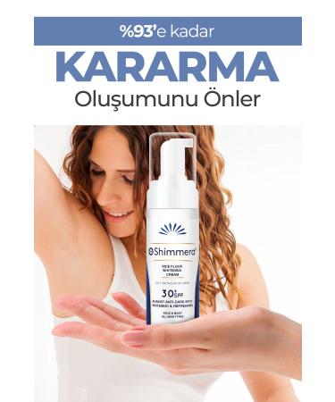shimmera Underarm-knee-elbow and Bikini Area Skin Whitening Cream 100 ml Skin Whitening Cream - Buy Online on GoSupps.com