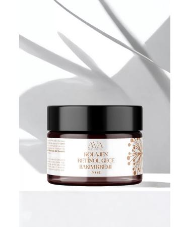AvA Bio Cosmetics Ava Natural Retinol - Collagen Peptide Night Care Cream - Buy Online on GoSupps.com