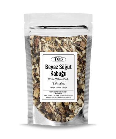 TOS The Organic Spices White Willow Bark 250 gr (1ST QUALITY) Salix Alba / White Willow Bark