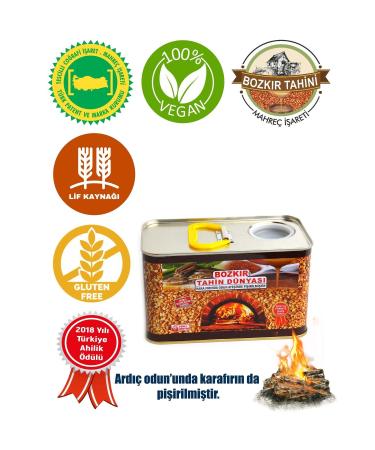STEPPE TAHINI WORLD Steppe Tahini World Whole Wheat Steppe Tahini 800 Gr. Tin