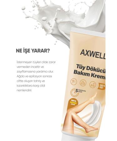 AXWELL Hair Removal and Hair Root Reduction Cream - Buy Online on GoSupps.com