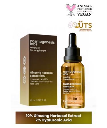 Cosmogenesis Labs Barrier Strengthening Ginseng Skin Serum 30ml Vegan Firming Regenerating Antiaging (GINSENG) - Buy Online on GoSupps.com