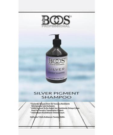 PRO BOOS PROFESSIONAL Silver (purple) Shampoo 500 Ml - Buy Online on GoSupps.com