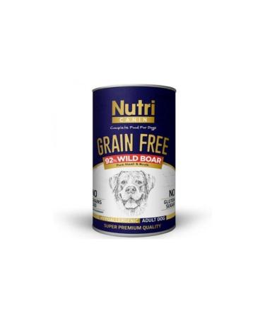 Nutri Canin Hypo-allergenic Wild Boar Grain-Free Sugar-Free Adult Dog Canned Food 400gr