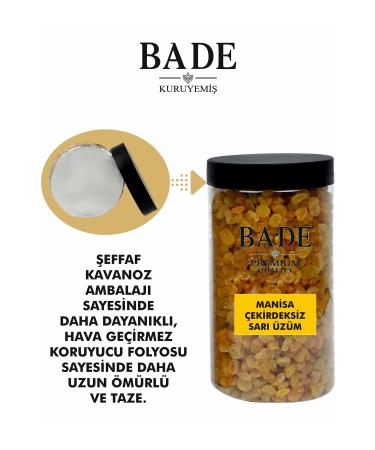 almond nuts Yellow Seedless Manisa Grapes Large Size 600 gr. - Buy Online on GoSupps.com