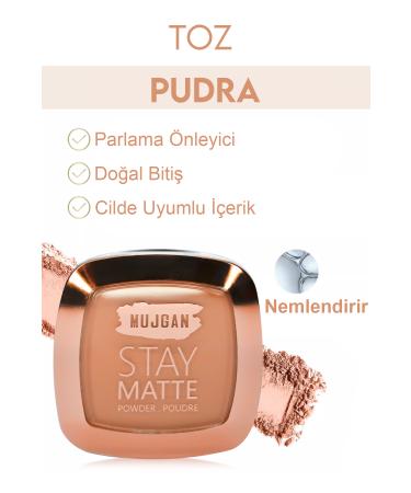 MUJGAN Stay Matte Powder - Buy Online on GoSupps.com