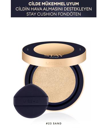 Missha Long-Lasting High Coverage Cushion Stay Cushion SPF40/PA++ (No.23 Sand) - Buy Online on GoSupps.com