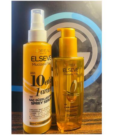 Elseve 1 Piece Miraculous Oil 10 Effects in One 150 ml + 1 Piece Miraculous Revitalizing Oil 100 ml
