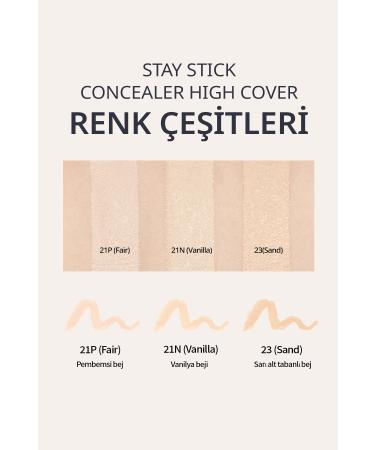 Missha High Coverage and Long-Lasting Stick Concealer Stay Stick Concealer High Cover 21P (Fair) - Buy Online on GoSupps.com