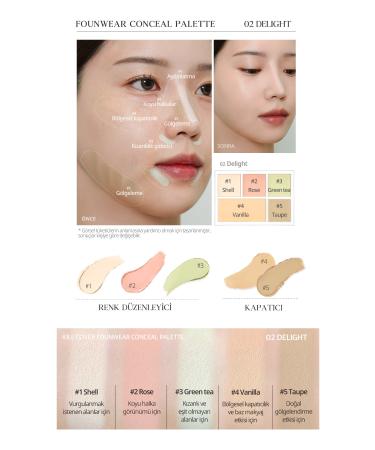 CLIO Creamy Texture Concealer Palette CLIO Kill Cover Foundation Conceal Palette (Delight) - Buy Online on GoSupps.com