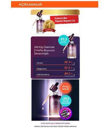 Missha Anti-Aging Probiotic Ampoule 50ml Time Revolution Probio Ampoule - Buy Online on GoSupps.com