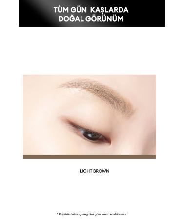 Missha Natural Looking Permanent Waterproof Eyebrow Pencil Ultra Powerproof Brow Slim Pencil (Light Brown) - Buy Online on GoSupps.com