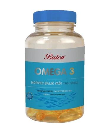 Balen Omega 3 Norwegian Fish Oil 200 Capsules X 1380 Mg