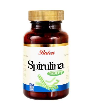 Balen Spirulina (ALGA) 740 Mg 100 Tablets X 3 Pieces - Buy Online on GoSupps.com