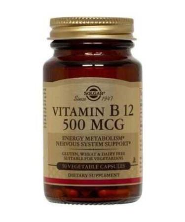 Solgar Vitamin B-12 500 Mg 50 Capsules