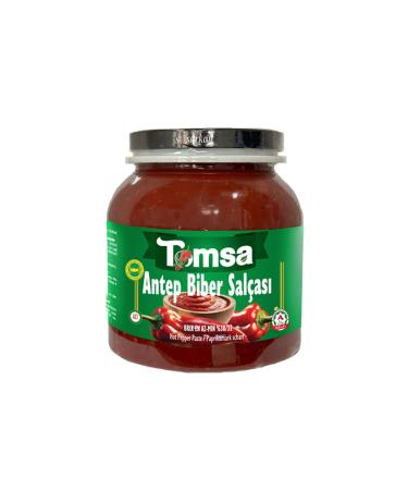 Tomart Tomsa Home Type G.antep Boiling Method Hot Pepper Paste Glass*pet 1500 gr