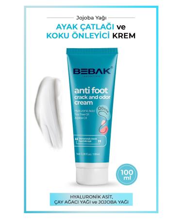 Bebak Anti-Odor Foot Care Cream 100ml - Buy Online on GoSupps.com