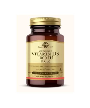 Solgar Chewable Vitamin D3 1000 Iu