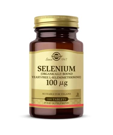 Solgar Selenium 100 Mcg 100 Tablets