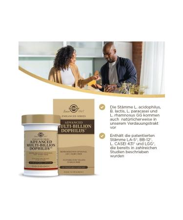 Solgar Advanced Multi-billion Dophilus 60 Capsules - Buy Online on GoSupps.com