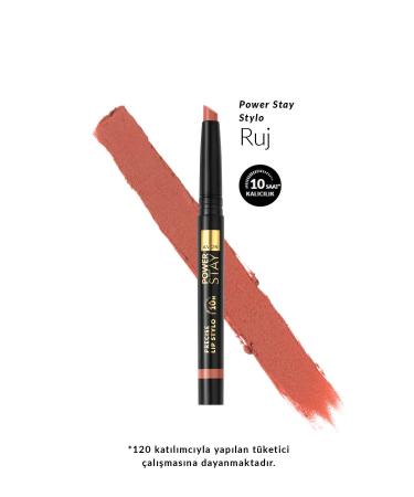 Avon Power Stay Stylo Lipstick-coral Queen