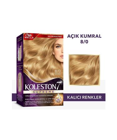 Wella Koleston Supreme Hair Dye 8/0 Light Blonde X2 Set - Buy Online on GoSupps.com