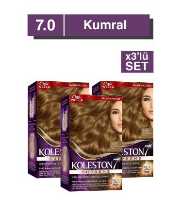 Wella Koleston Supreme Kit 7/0 Blonde X3 Set