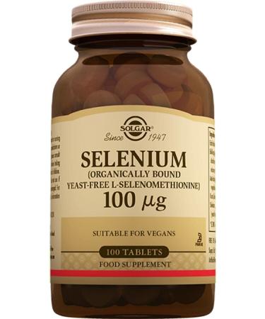 Solgar Selenium 100 Mcg 100 Tablets Selenium Skt:10/24