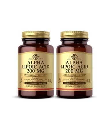 Solgar Alpha Lipoic Acid 200 mg 50 Capsules 2 Pieces