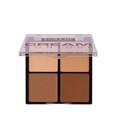 Lollis Cream Contour Palette 4 Colors 01 / Cream Contour Palette 01 - Buy Online on GoSupps.com