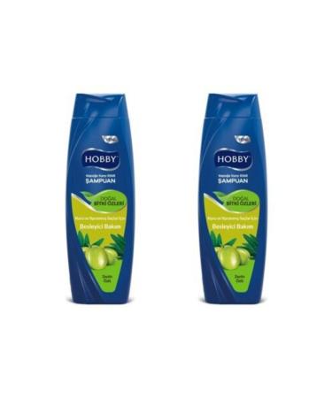 Hobby Shampoo Plant Essence Cap Olive 600ml 2 Pieces