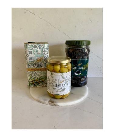 Kharzita Cocktail Stuffed Olive Mix 600 gr - Buy Online on GoSupps.com