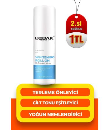 Bebak Underarm Hand Foot Sweating Whitening Effect Roll On 50 ml