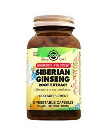 Solgar Siberian Ginseng Root Extract 60 Capsules