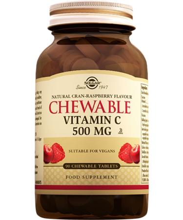 Solgar Chewable Vitamin C 500 Mg 90 Tablets (CHEVABLE)