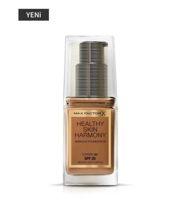 Max Factor Foundation - Healthy Skin Harmony Miracle Foundation 90 Toffee 8005610433646