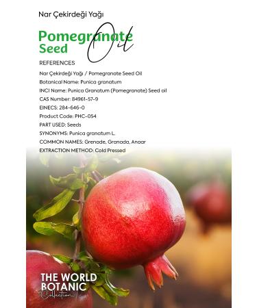 Oleora Pomegranate Seed Oil Pure Fixed Oil (POMEGRANATE SEEDS OIL) Carrier Oil Pure 100 ml - Buy Online on GoSupps.com