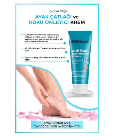 Bebak Anti-Odor Foot Care Cream 100ml - Buy Online on GoSupps.com