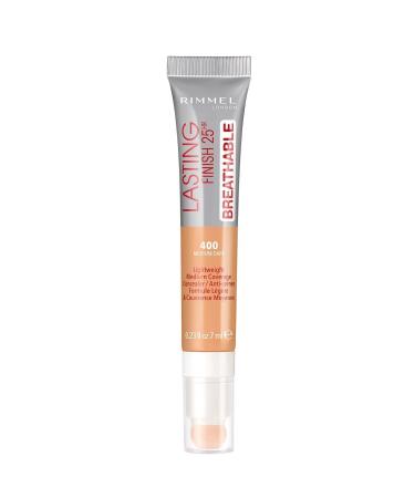 Rimmel London Concealer - Lasting Finish 25HR Breathable Concealer 400 Medium Dark 3614224426033