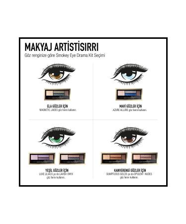 Max Factor 4-Piece Eyeshadow Palette - Smokey Eye Drama Kit 05 Magnet Jades 4084500605602 - Buy Online on GoSupps.com