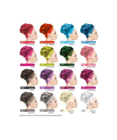 Jamaican Jean's Color Water Based Hair Dye 250 ml Yellow - Buy Online on GoSupps.com