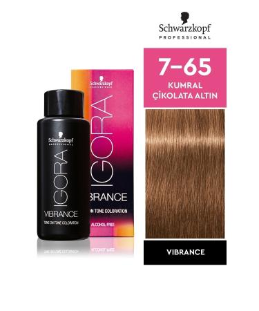 Igora Vibrance 7-65 Auburn Chocolate Gold Hair Dye 60ml